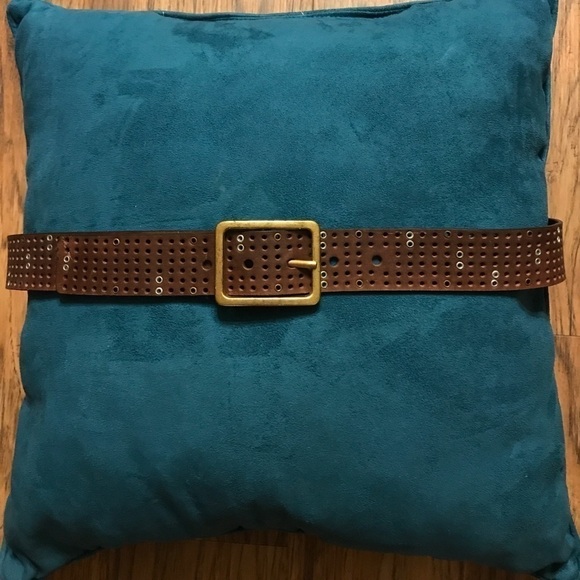 Genuine Leather Brown Belt - Picture 2 of 6